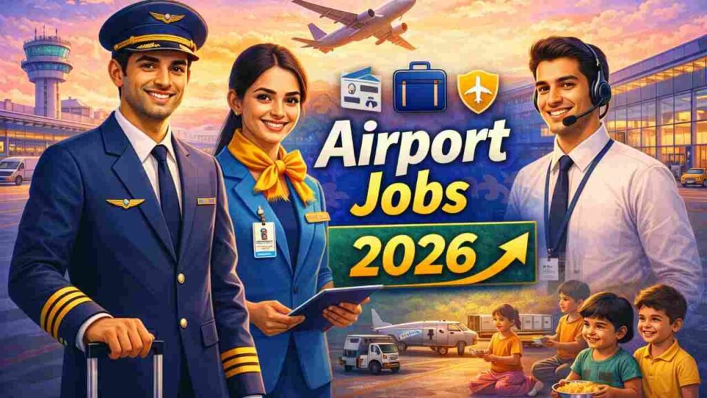 Airport Jobs India 2026 – Apply for Ground Staff, Loader, Security, Ticketing, Cargo, Cleaner & Airport Support Roles
